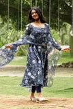 Azure-Garden goddess azure dress