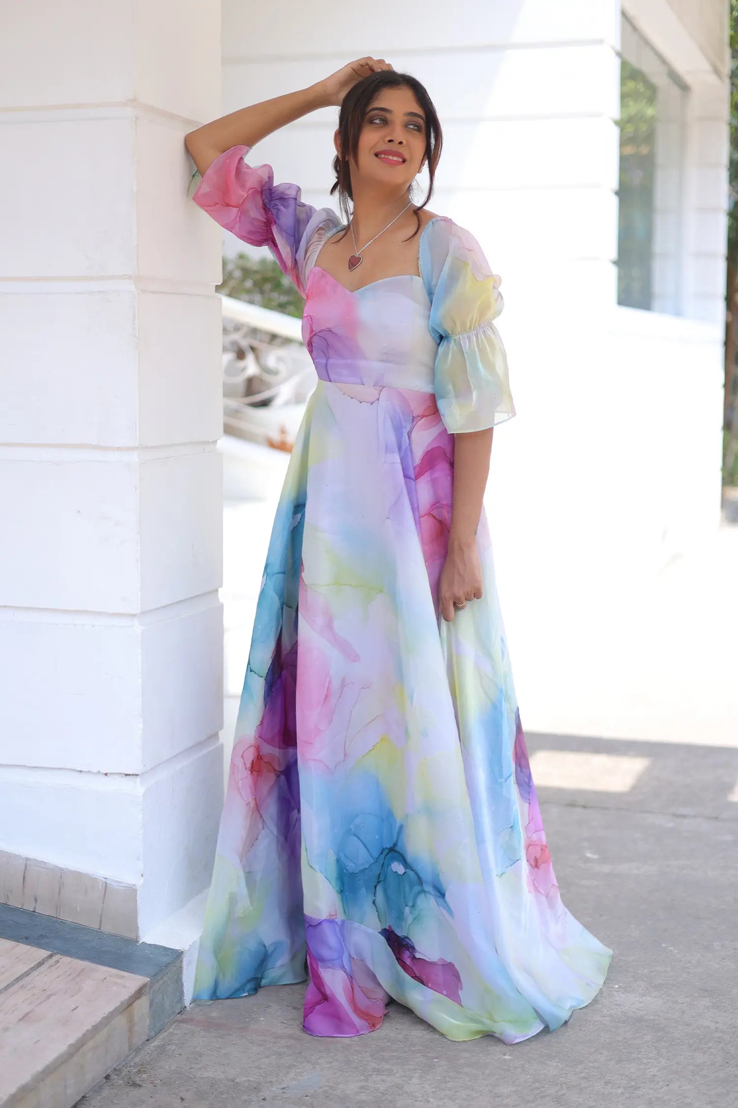 Warna Anchi-Favorite moment knot up dress