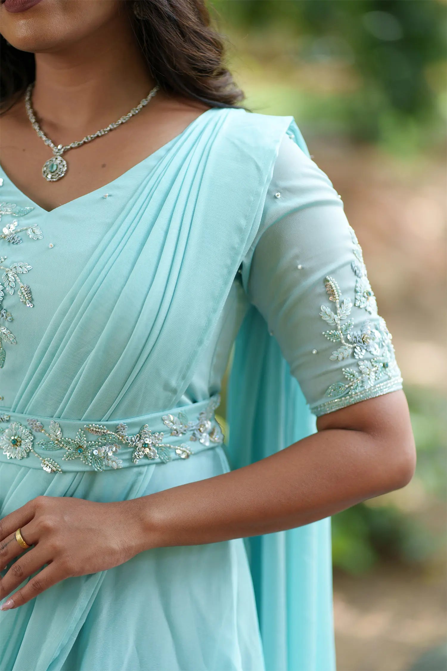 Sachi - Drape gown