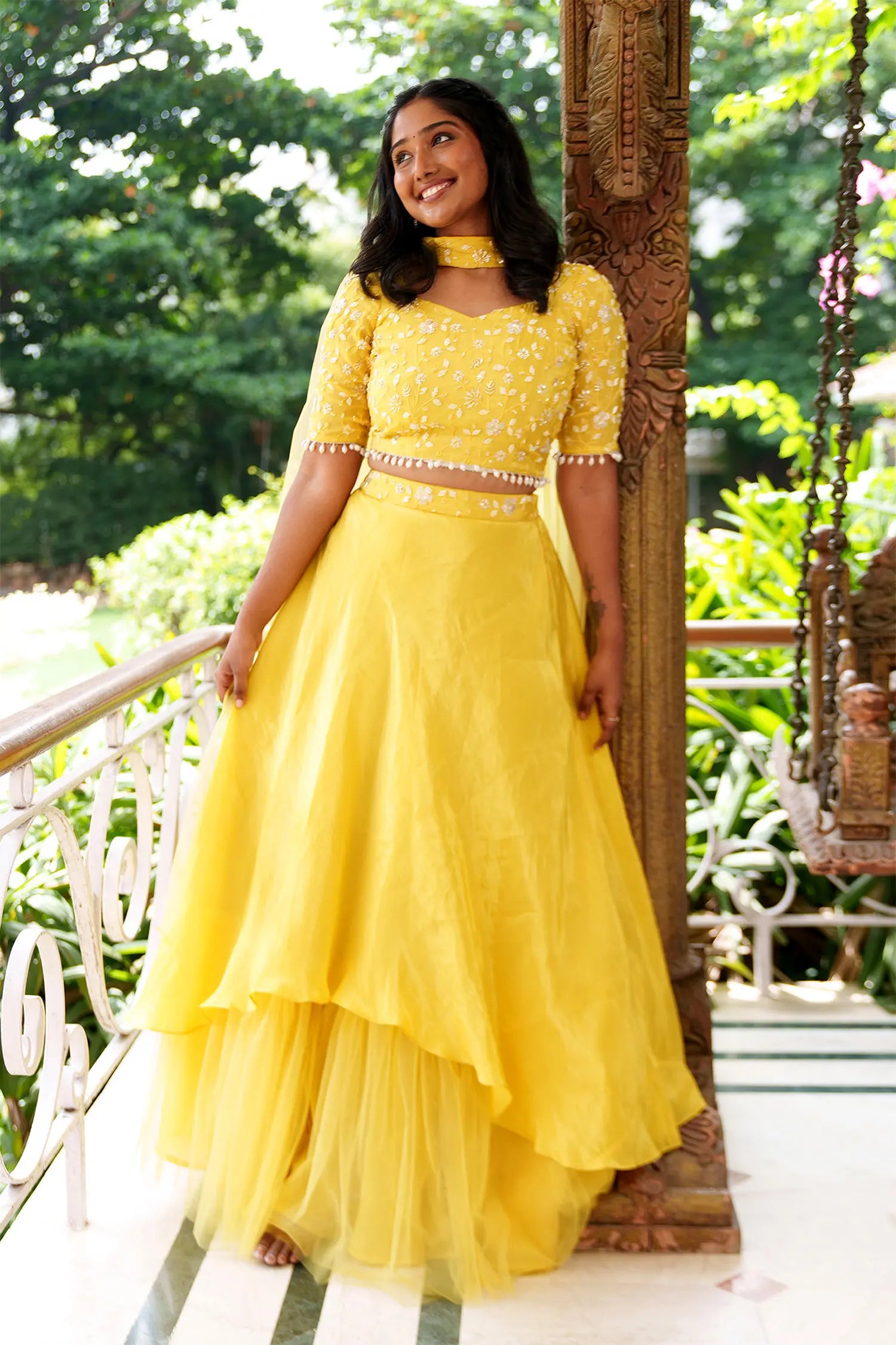 Deepika - Croptop,Skirt and dupatta
