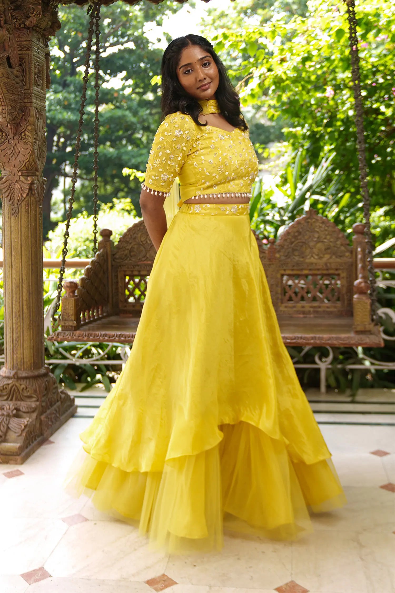 Deepika - Croptop,Skirt and dupatta