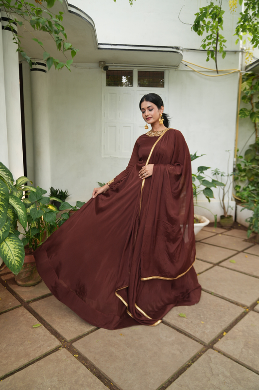 Jhansi - Anarkali with dupatta