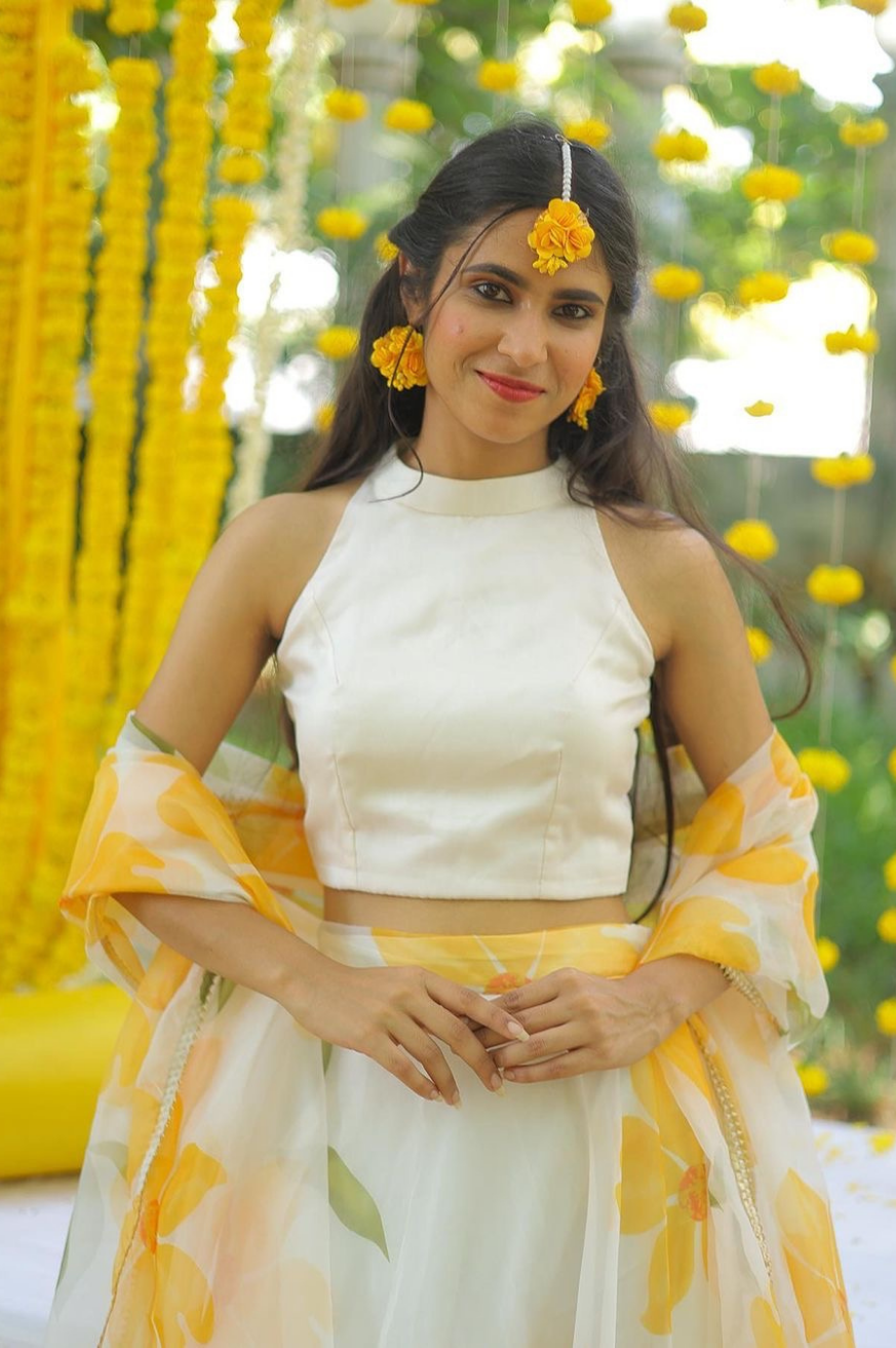 Haldhi anchi -sizzling haldhi set