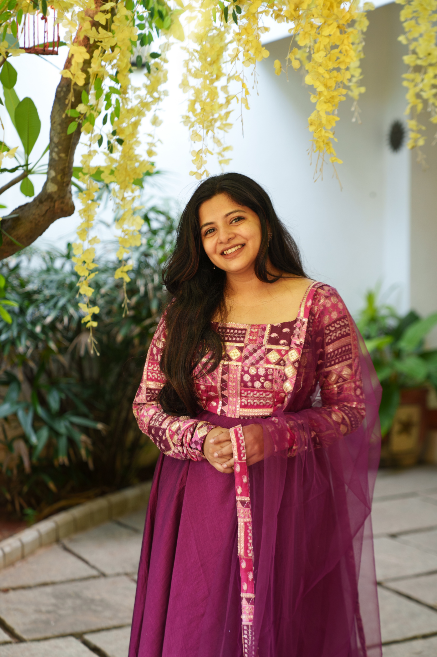 Aaradhana - Anarkali,Pant and Dupatta