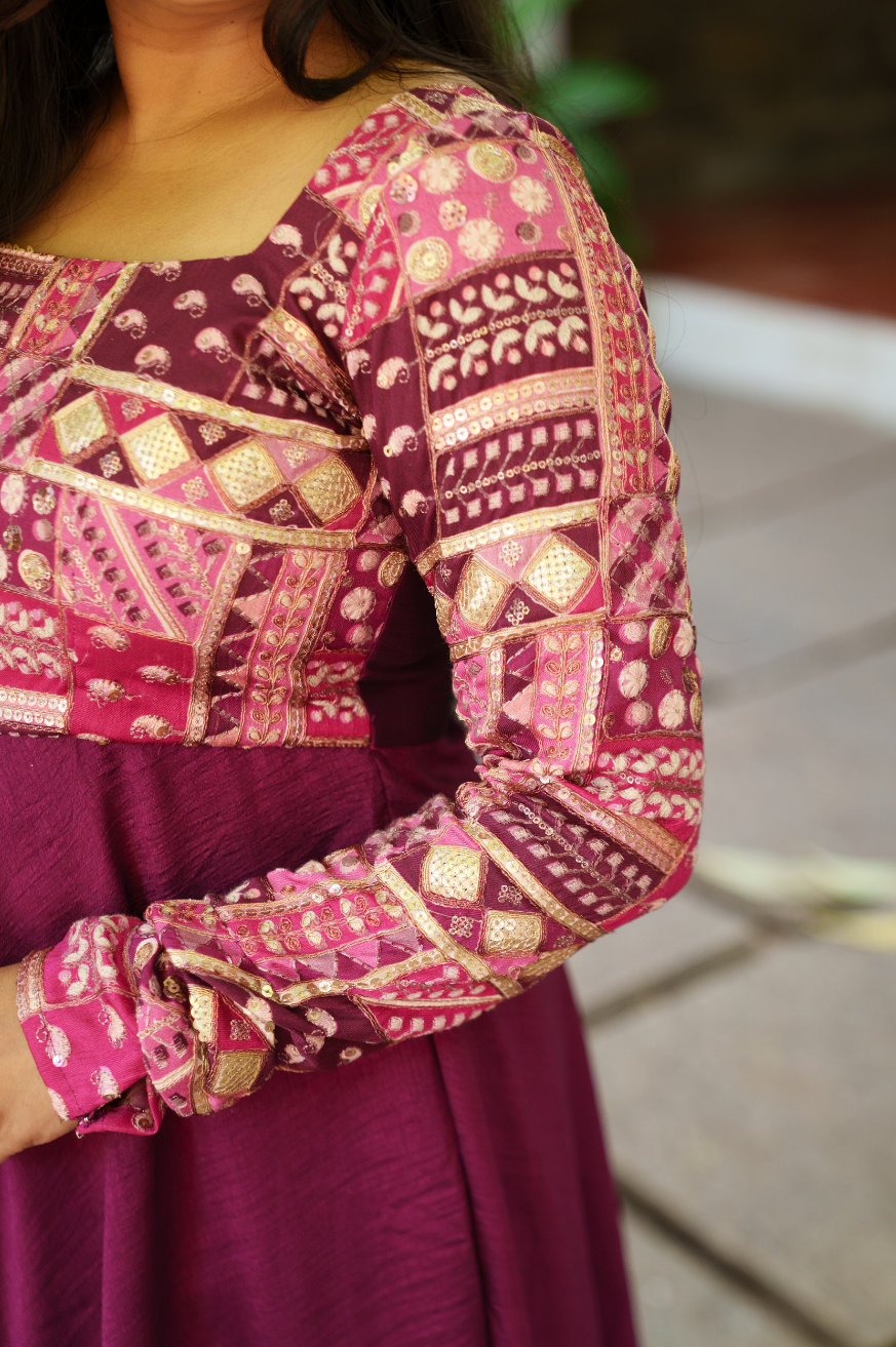 Aaradhana - Anarkali,Pant and Dupatta