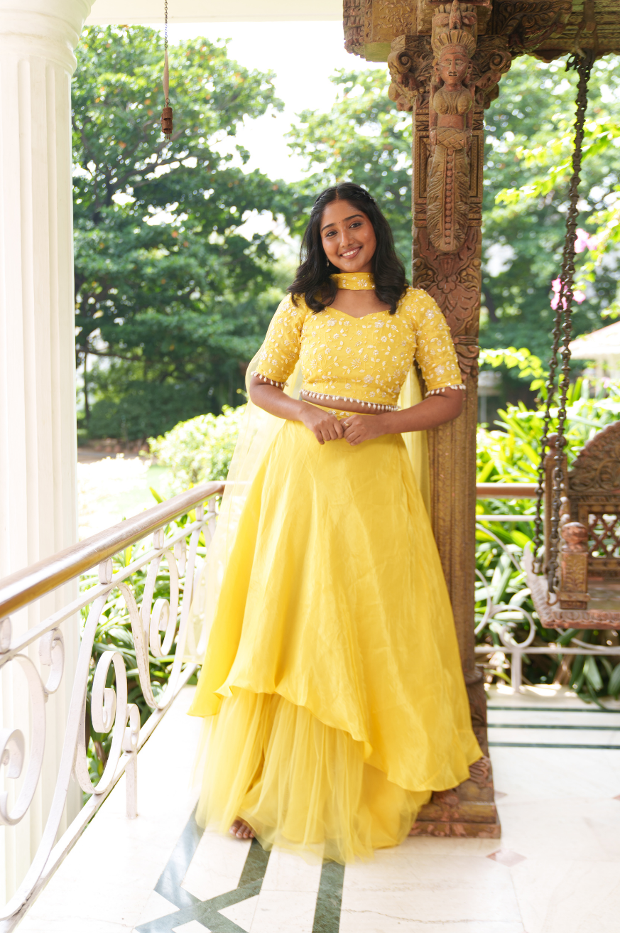 Deepika - Croptop,Skirt and dupatta