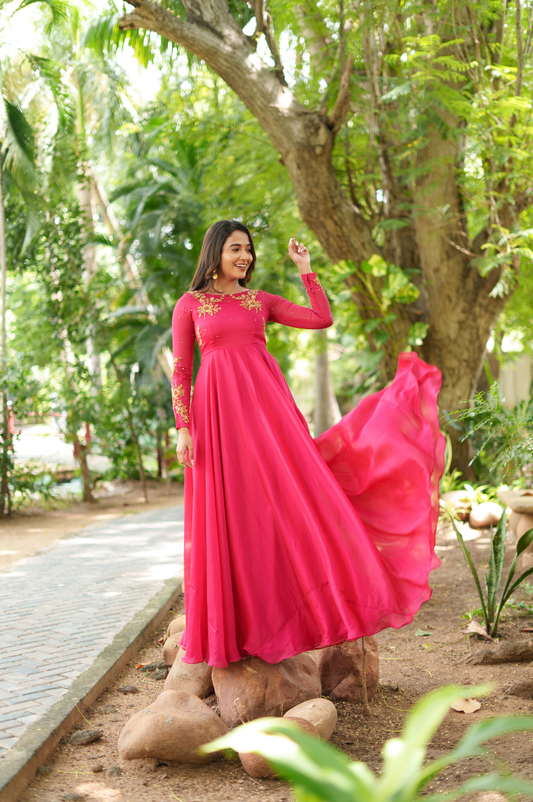 Darshana-Anarkali with dupatta