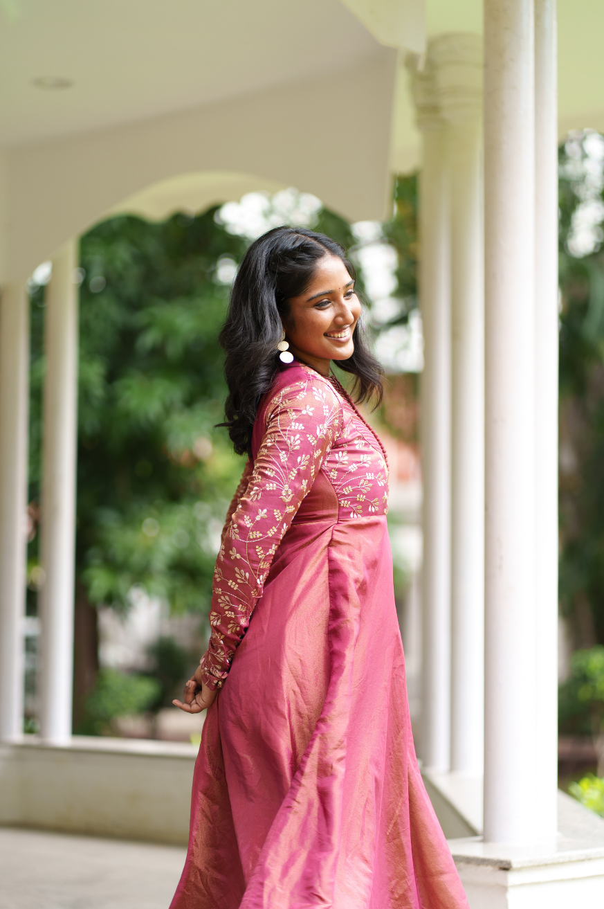 Kayal - Anarkali, Pant and Dupatta