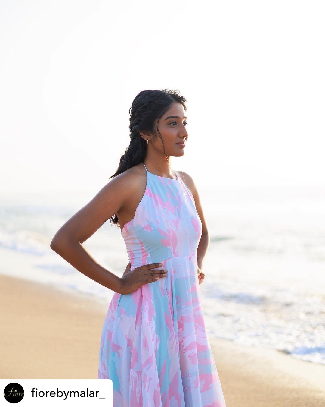 Anne- deepu beach - Mesmerized lace up dress