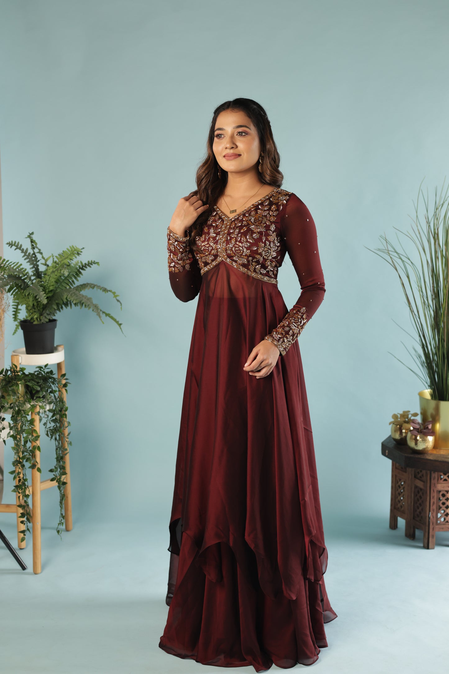 Betsy - Anarkali,Skirt and Dupatta