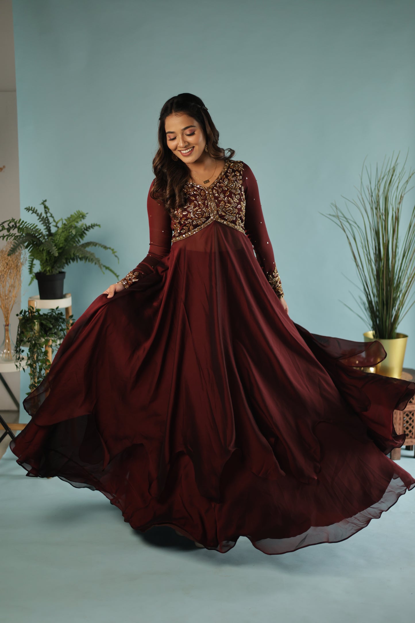 Betsy - Anarkali,Skirt and Dupatta