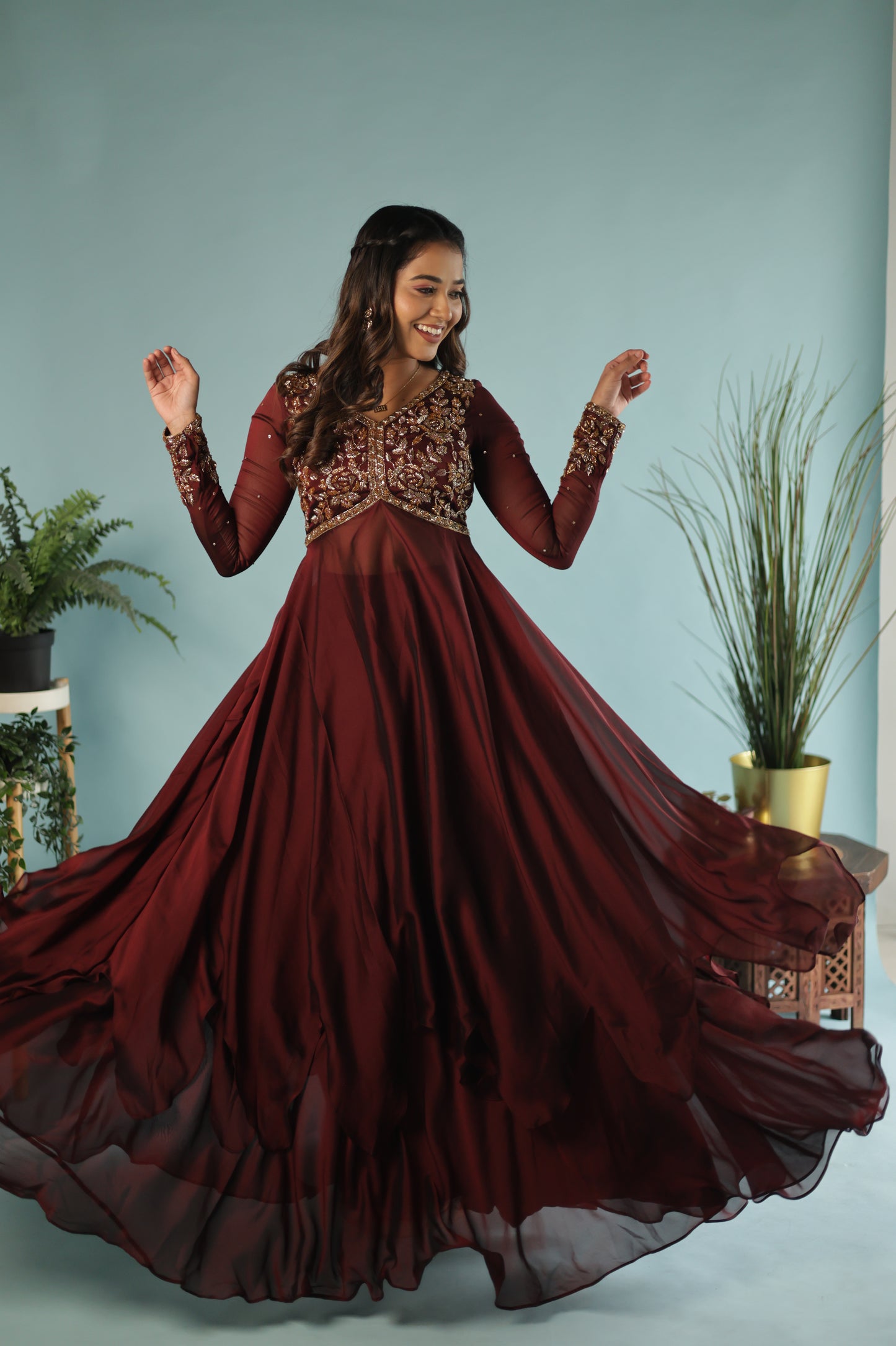 Betsy - Anarkali,Skirt and Dupatta