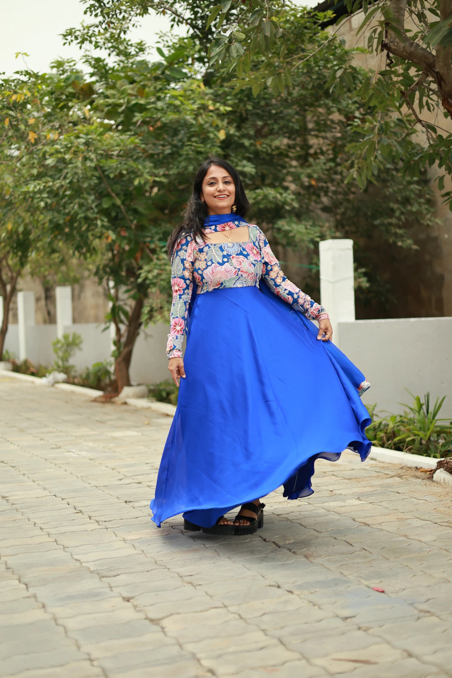 Manya Anarkali with Dupatta